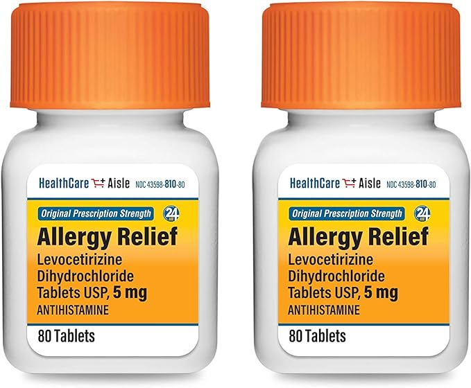 HealthCareAisle Allergy Relief Tablets 160 Count (2 Packs) 365 Count