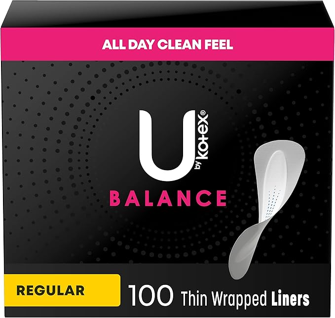 U by Kotex Balance Wrapped Panty 80 Count