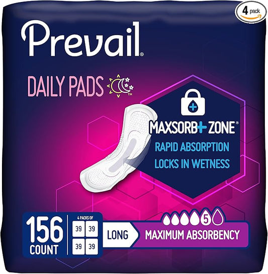 Prevail Incontinence Bladder Control Pads 39 Count 4)