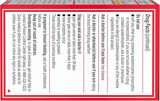 Tylenol Extra Strength Caplets with 500 24 ct