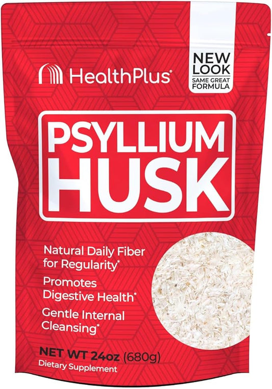Health Plus, Psyllium Husk, 24 oz, 96 Servings