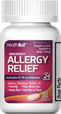 HealthA2Z Fexofenadine Hydrochloride 180mg, Antihistamine 24-Hour Antihistamine (30 Count 1))