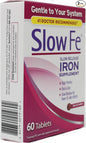 Slow Fe Slow Release Iron, Tablets, 60 ea - 2pc