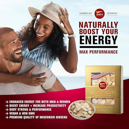 American Wisconsin Ginseng Slices — Improved (4 Oz. 1))