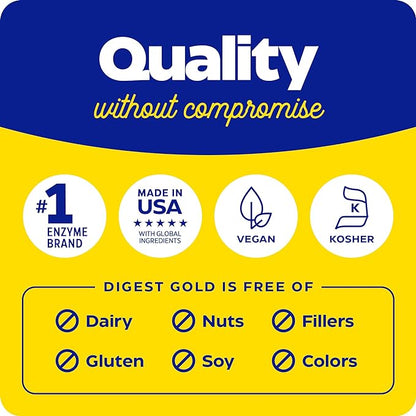 Enzymedica Digest Gold + ATPro, Maximum 14 Key 21 Capsules