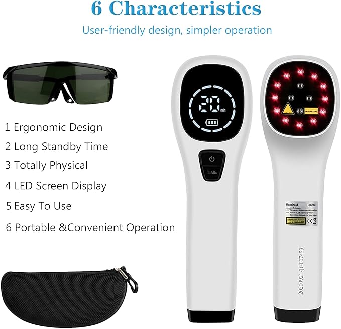ColdL Red Light Device for Body, (12 x 650nm+4 x 808nm)