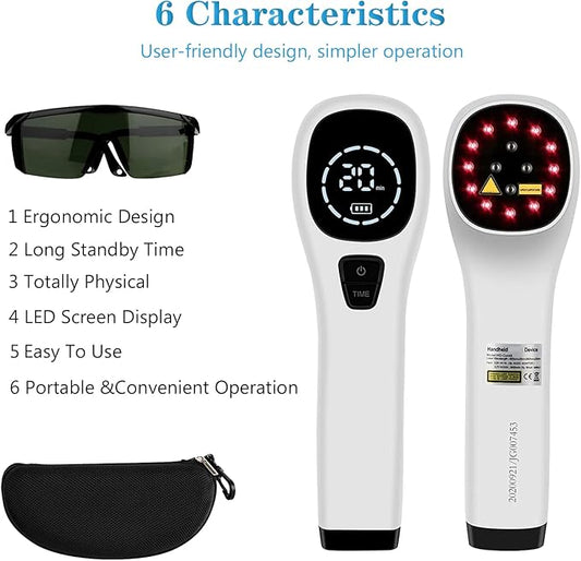 ColdL Red Light Device for Body, (12 x 650nm+4 x 808nm)