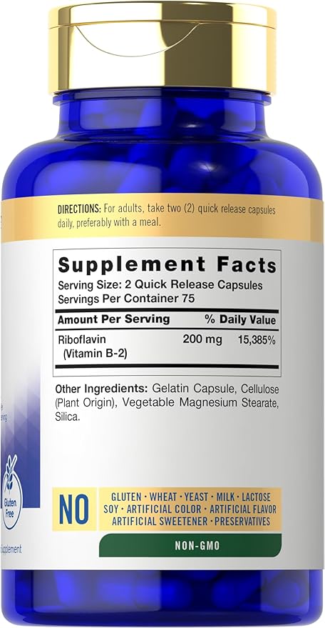 Carlyle Vitamin B-2 200mg | 150 Count