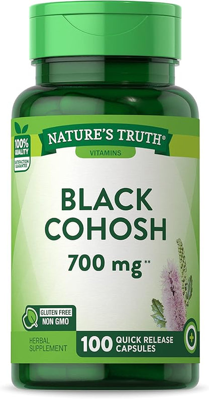 Nature's Truth Black Cohosh 100 Capsules