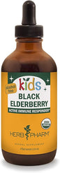 Herb Pharm Kids Certified-Organic Alcohol-Free Black 4 Ounce