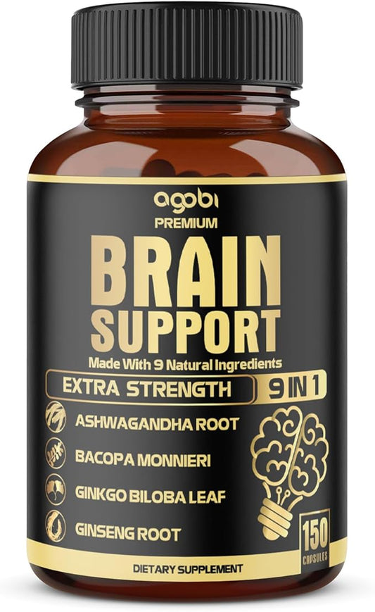 9in1 Brain Support Supplement 5750 Mg 150 Capsules 5 Months