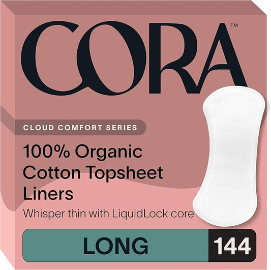 Cora Period Long Liners 100% Organic (144 Long