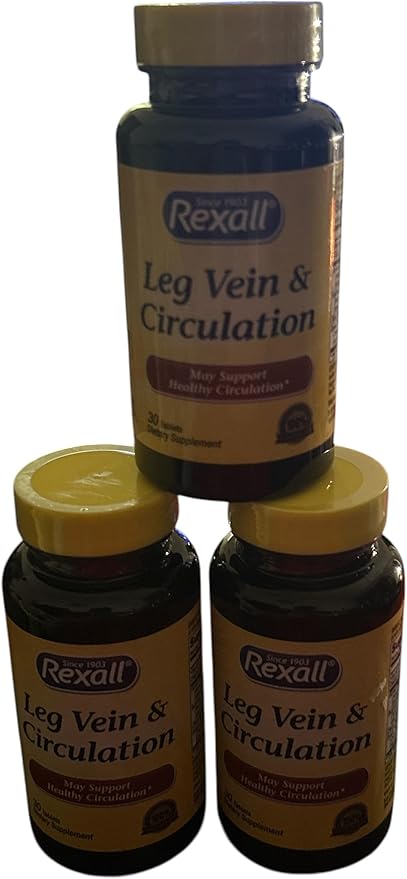 Rexall Leg Vein & Circulation Support, 30 Tablets, 3