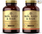 Solgar Skin, Nails & Hair - 120 Tablets, Pack of 2 - Advanced MSM Formula - Non GMO, Vegan, Gluten & Dairy Free - 120 Total Servings