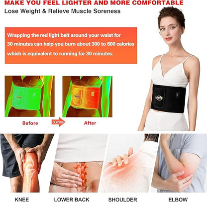 Red Light Therapy Belt, Infrared Light 10000 mAh