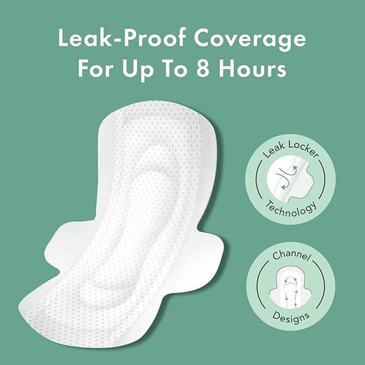 Rael Pads for Women, Organic Cotton 42 Count)