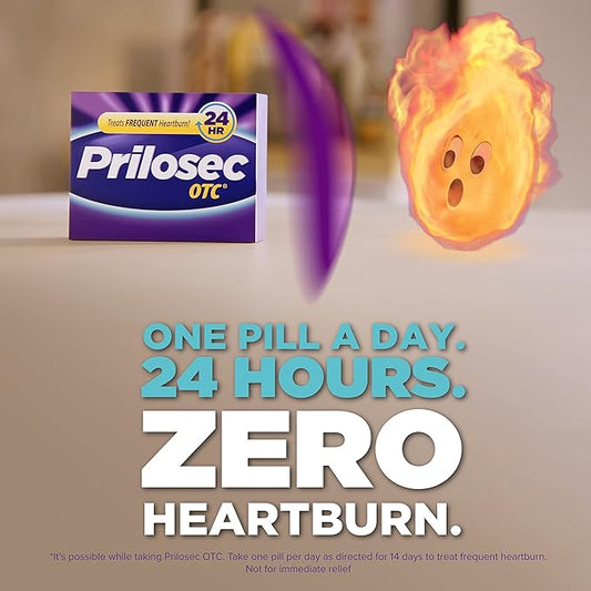 Prilosec OTC, Omeprazole Delayed Release, Acid 24 Hour 1 Doctor 42 Count 2)
