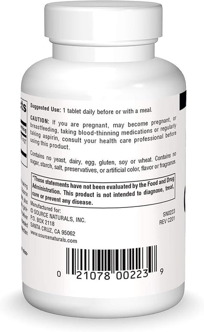 Source Naturals Ginkgo-24 120 mg 120 Tablets
