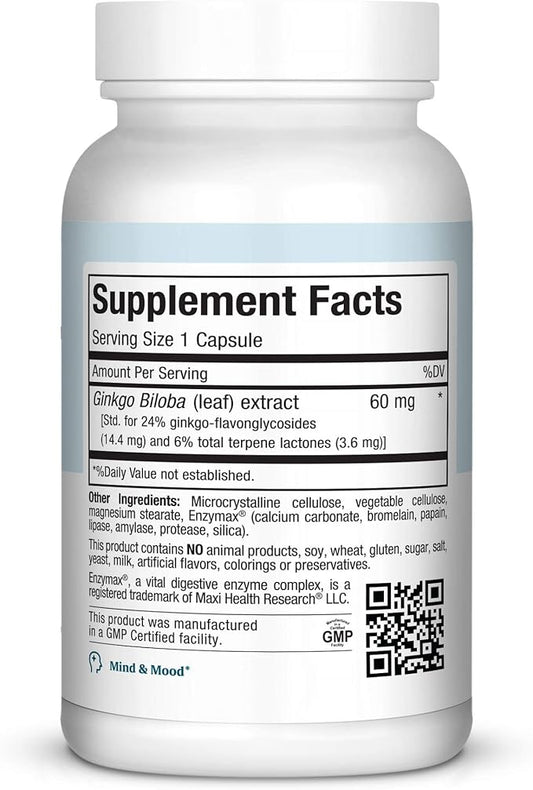 Maxi Health Ginkgo Biloba 90 Capsules