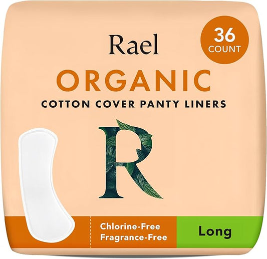 Rael Panty Liners for Women, Organic 36 Count)