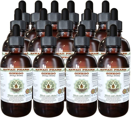 Hawaii Pharm Ginkgo Alcohol-FREE Liquid Extract, 15x4 oz