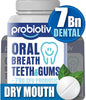 Oral Probiotics for Mouth Bad Breath 7 Billion CFU - Chewable Dental Probiotics for Teeth and Gums, Fresh Breath Freshener, Combats Dry Mouth, Halitosis, Tonsil Stone & Gingivitis Treatment