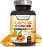 Turmeric Curcumin with BioPerine & Ginger 95% Curcuminoids 1950mg - 120 Capsules