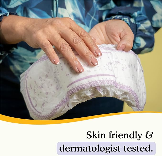 Because Incontinence Pads for Women 100% Leak-Free 20 Count