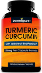 Turmeric Curcumin Supplement w/ BioPerine 755mg Per 120 Veggie