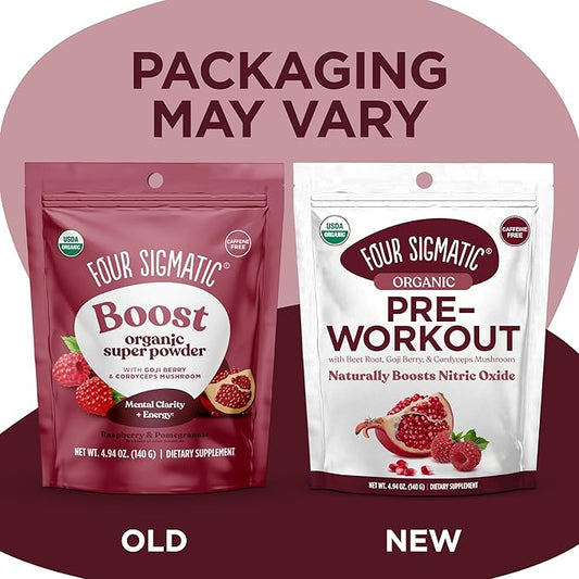 Four Sigmatic Organic Pre Workout Powder (4.94 oz.)