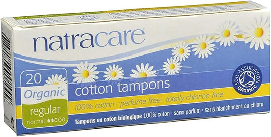 Natracare Organic 100% Cotton Tampons, Regular 20 ea 8)