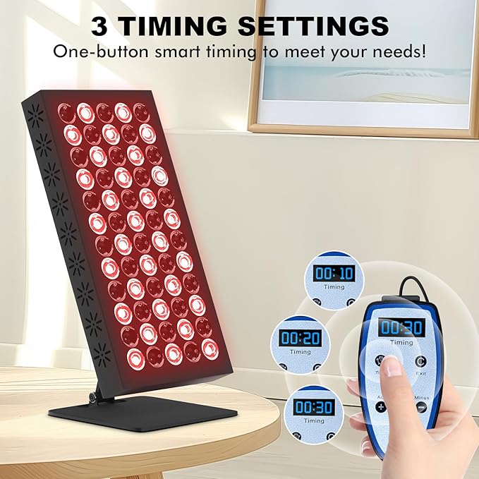 Red Light Therapy Device for Face 60 LEDs 660nm & 850nm Near