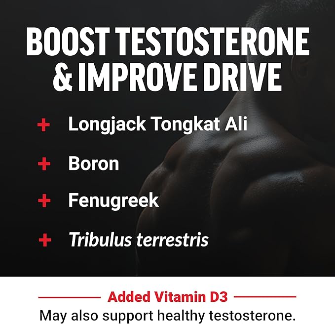 Force Factor Test X180 Gummies Testosterone Booster for Men with Tongkat Ali, Horny Goat Weed, Tribulus Terrestris, Fenugreek, Black Maca, Testosterone Supplement for Men, Berry Punch, 120 Gummies