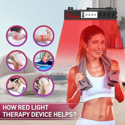 Red Light Therapy, 80LEDs Red Light 660nm & 850nm Near