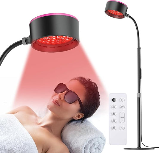 Red Light Therapy for Face, Infrared 660nm Red 850nm Near-Infrared 2 in 1 Retractable