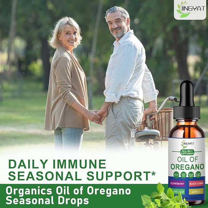 Pure Vegan Oregano Oil Liquid Drops