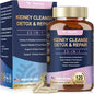Kidney Cleanse Detox & Repair Capsules 120 Counts, 23 IN 1 Kidney