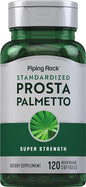 Piping Rock Saw Palmetto Extract for Men and Women | 120 Softgels | Standardized Prostate Supplement | Super Strength Complex Pills | Non-GMO, Gluten Free