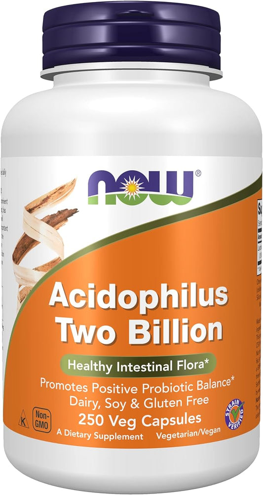 NOW Supplements, Acidophilus, Two Billion, Strain 250 Veg