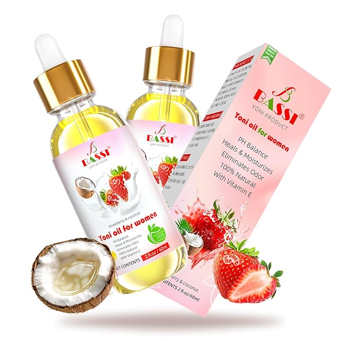 Natural Yoni Oil for Women 4 (2 x 2 Fl 2 Packs
