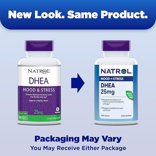Natrol DHEA Mood and Stress, 25mg,