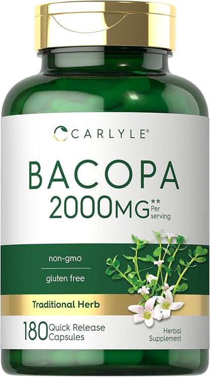 Carlyle Bacopa Monnieri Capsules 180 Capsules