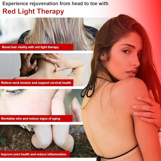 Red Light Therapy for Face,（3 in 1 LED Chip）590+660+940nm-infrared Light Change（150 B