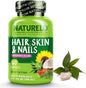 NATURELO Hair, Skin and Nails Vitamins 5000 mcg 60 Capsules