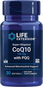 Life Extension Super Ubiquinol CoQ10 with PQQ, CoQ10, PQQ, shilajit, heart health, cellular energy support, 8x better absorption, gluten-free, 100 mg, 30 softgels