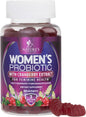 Probiotic Gummy for Women - Digestive Health Support, 3 Billion CFU Womens Probiotic for Vaginal pH, Urinary & Immune Support, 6 Diverse Strains w/ Cranberry, Non-GMO Probiotics - 60 Gummies