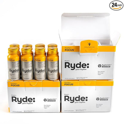 Ryde: Focus Shot 0 Calories, 0 Sugar 2 FL (24 Pack)