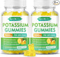 Potassium Citrate Gummies 1000mg, High Potency Potassium Supplement Gummies for Adults Women & Men, Potassium Gummies Support Leg Cramps & Muscle Health, Sugar-Free, Pineapple Flavor, 120 Count