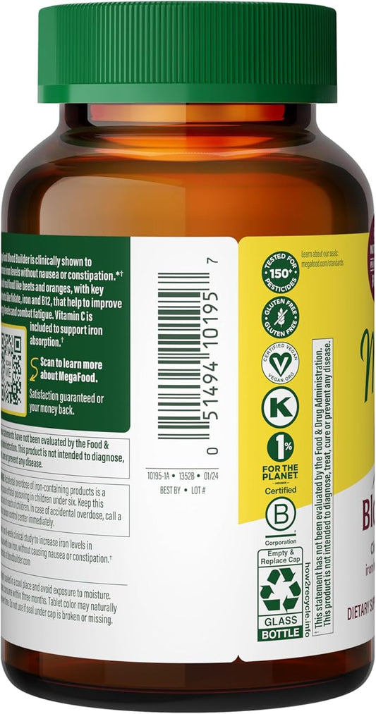 MegaFood Blood Builder B12 and 90 Tabs