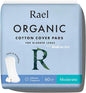 Rael Incontinence Pads for Women, Organic 4-Layer Core 60 Count)